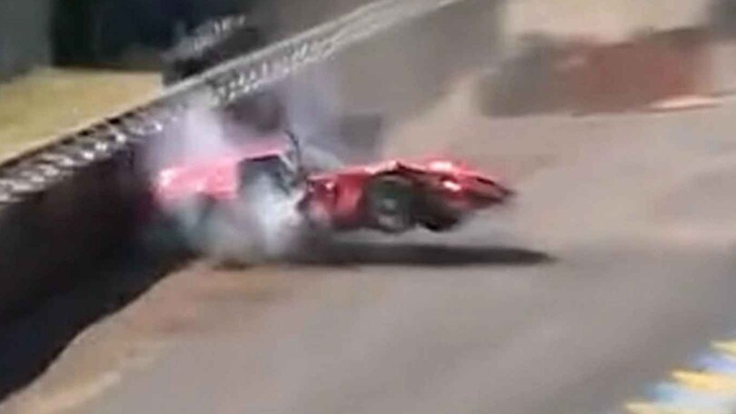 Impressionante incidente per la Ferrari Breadvan alla Le Mans Classic