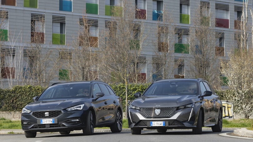 Peugeot 308 SW vs Seat Leon ST, il confronto su strada