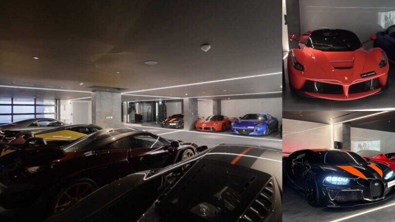 Dubai, la collezione di supercar è custodita sott'acqua