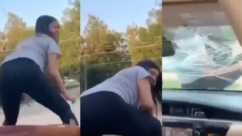 Il sexy twerking sull'auto è un disastro: rompe addirittura il vetro!