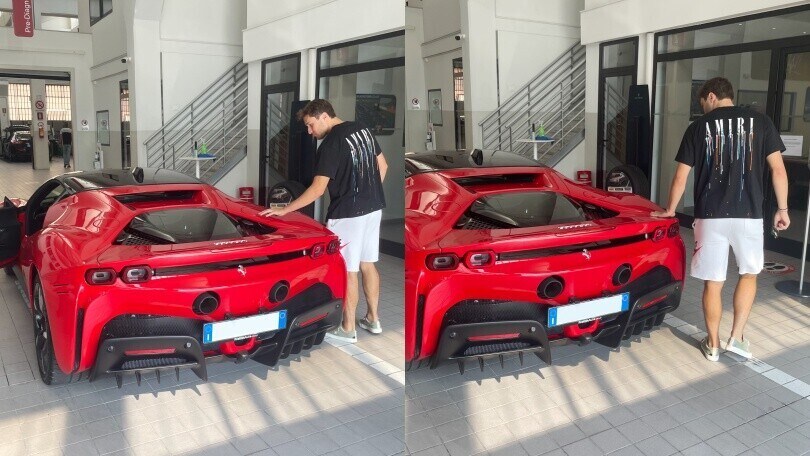La Ferrari SF90 Stradale di Federico Chiesa