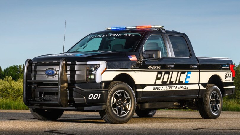 Ford F-150 Lightning Pro-SSV, pick-up elettrico per la polizia USA