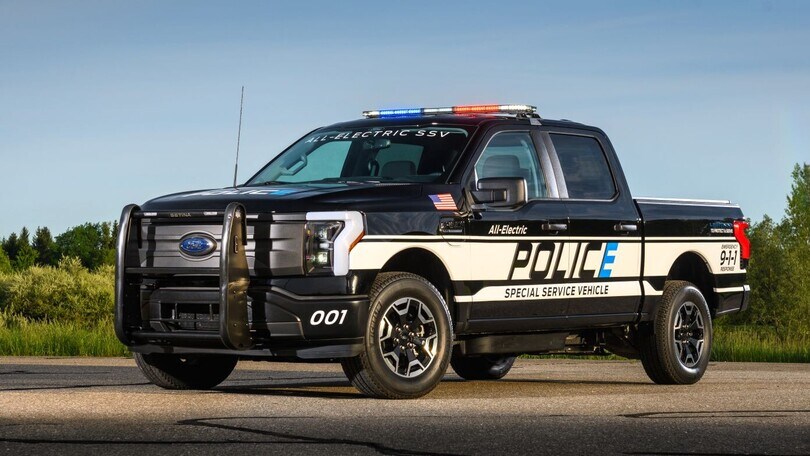 Ford F-150 Lightning Pro SSV, pick-up elettrico per la Polizia USA