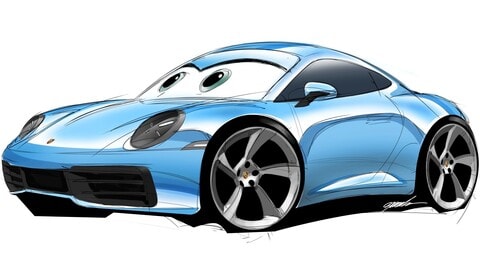 Porsche mette all’asta una one-off 911 ispirata alla Sally Carrera del film Cars