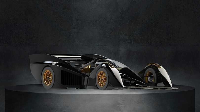 Rodin FZero: la Batmobile diventa un'hypercar da 1.176 cv