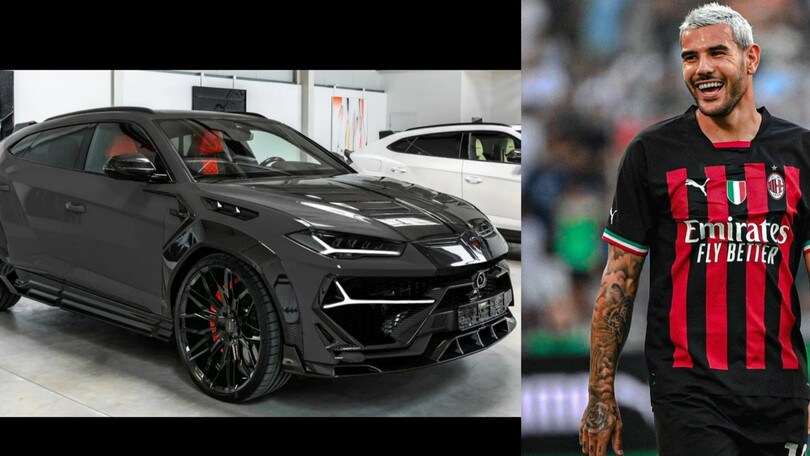Nuova Lamborghini Urus total black per il milanista Theo Hernandez