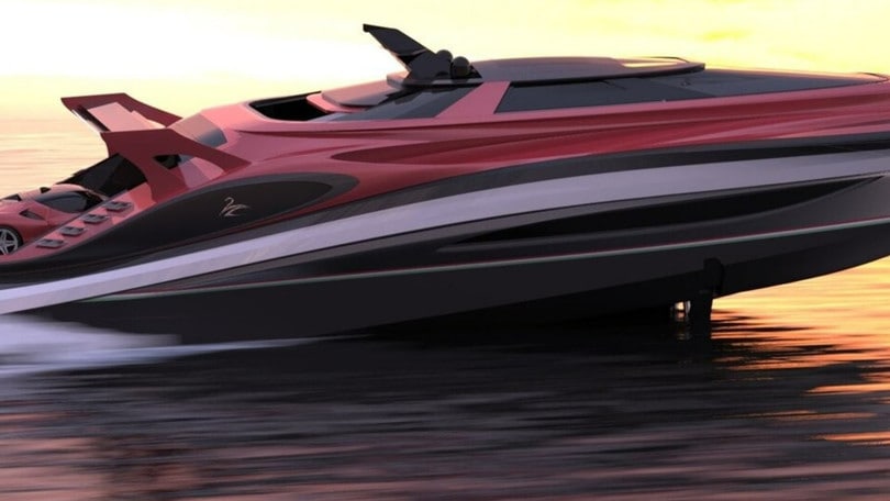 Il superyacht italiano con tanto di garage per la Ferrari