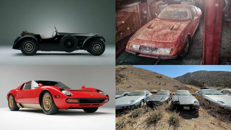 Auto preziose abbandonate: la top 10 dei ritrovamenti più incredibili