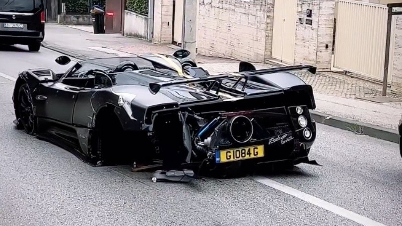 Pagani Zonda da 17 milioni di euro e il clamoroso incidente in Croazia VIDEO