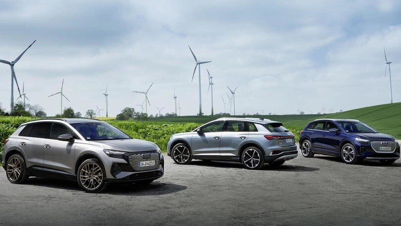 Audi Q4 e-tron migliora l'autonomia e debutta la quattro da 265 cv