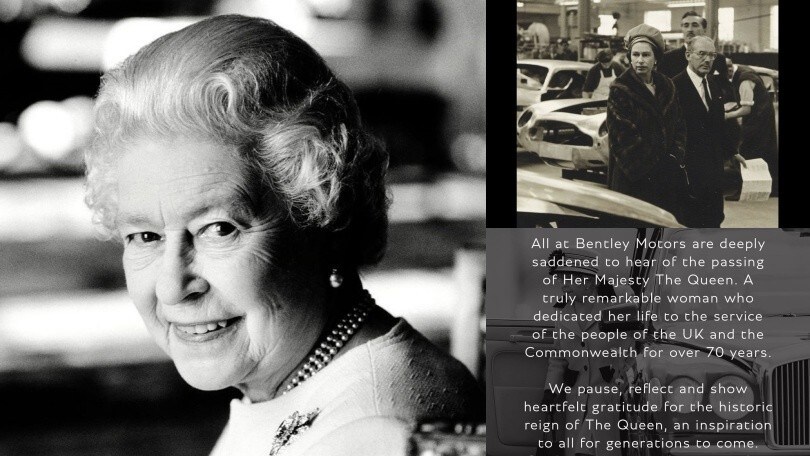 Addio alla Regina Elisabetta, la commozione delle Case auto britanniche