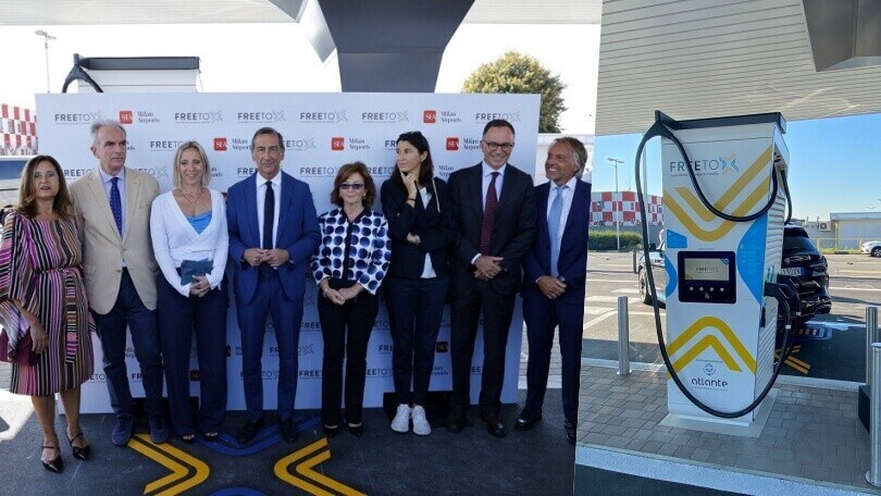 Superfast Charging Station dell'Aeroporto di Linate