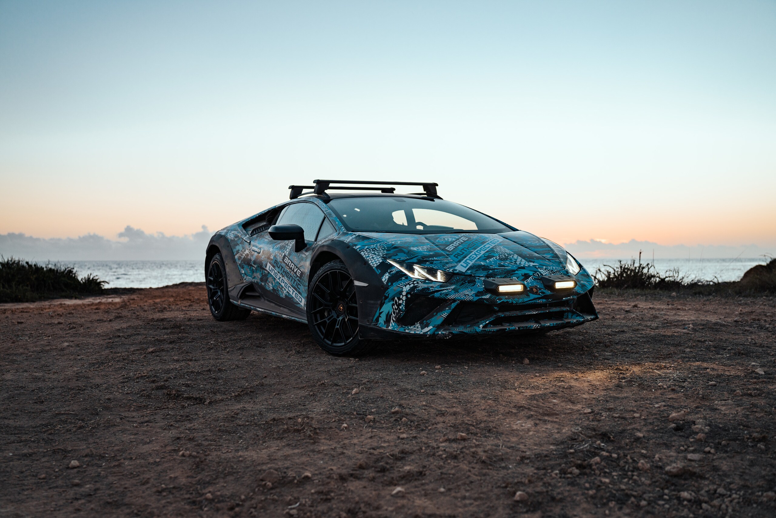 Lamborghini Huracan Sterrato in azione!