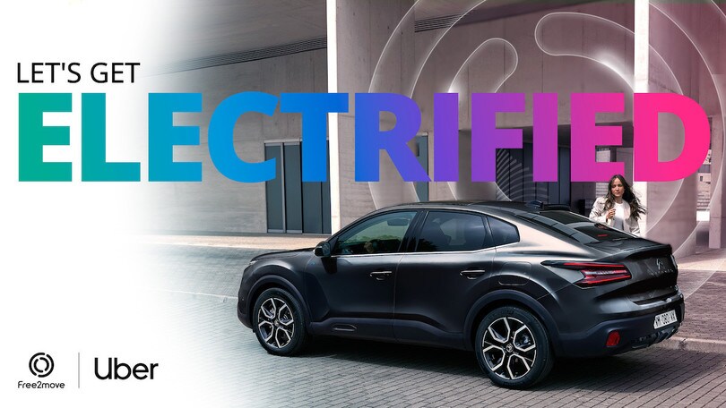 Uber in Francia collabora con Free2Move all'elettrificazione
