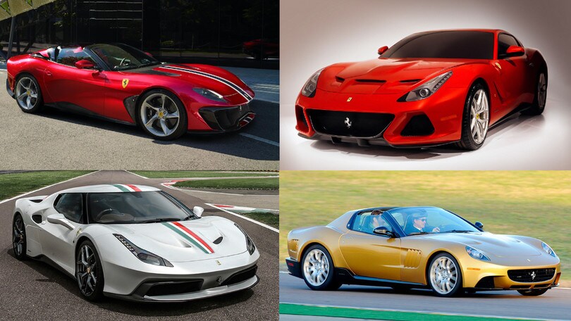Ferrari Special Project, tutte le one-off del Cavallino Rampante
