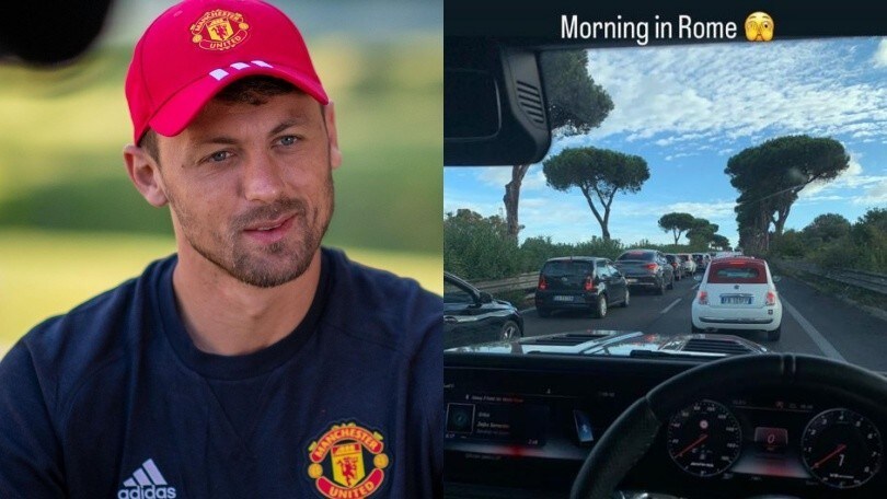 Matic bloccato nel traffico di Roma, si lamenta su Instagram