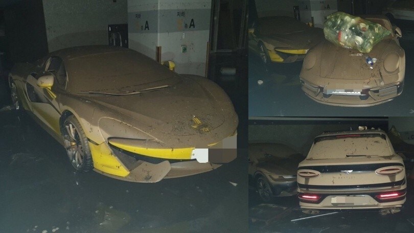 In Corea del Sud un tifone ha distrutto decine di supercar