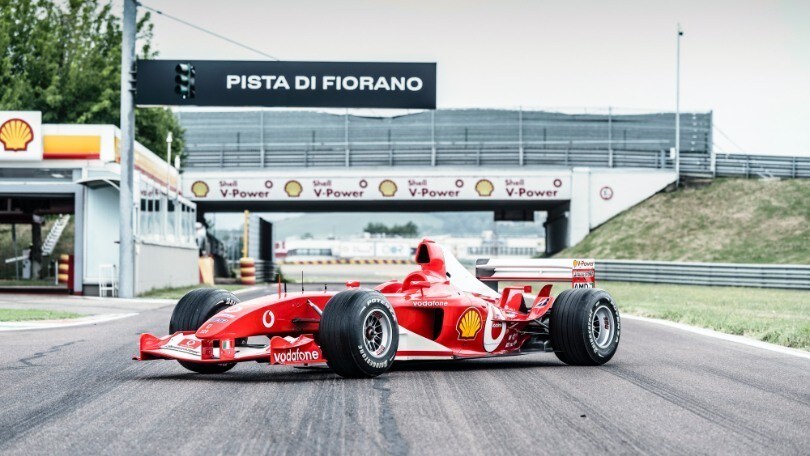Ferrari F2003-GA, all'asta la monoposto iridata di Schumacher