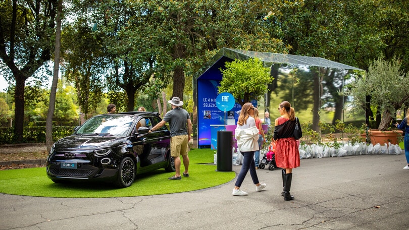 La Nuova 500 protagonista della mobilità urbana sostenibile a Rom-E