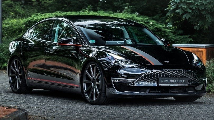 Tesla TM3 510, con le modifiche di Manhart è ancora più estrema