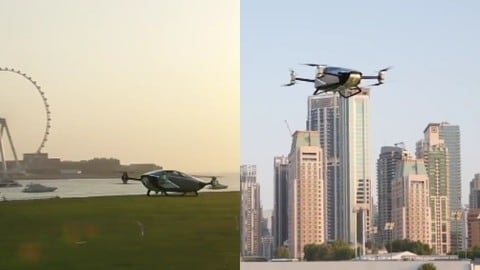 Xpeng X2, l'auto volante presentata a Dubai