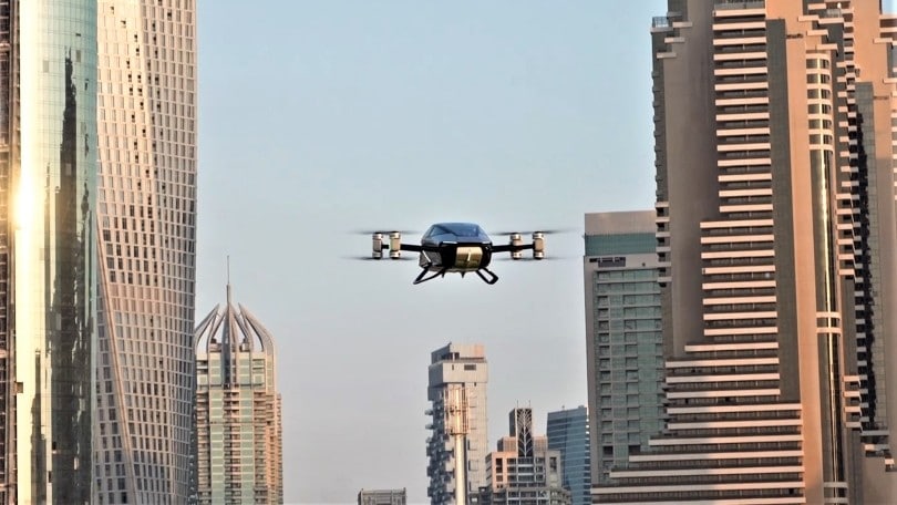 XPeng X2, l'auto volante sfreccia per la prima volta sui tetti di Dubai