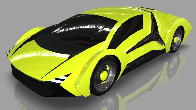 Lamborghini Gaur, il rendering del nostro lettore