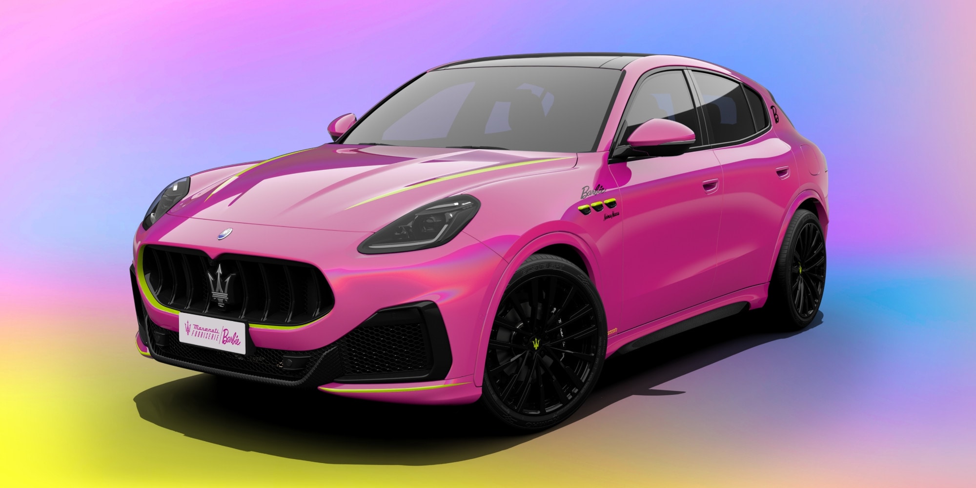 Maserati Grecale Trofeo, edizione speciale in rosa dedicata a Barbie