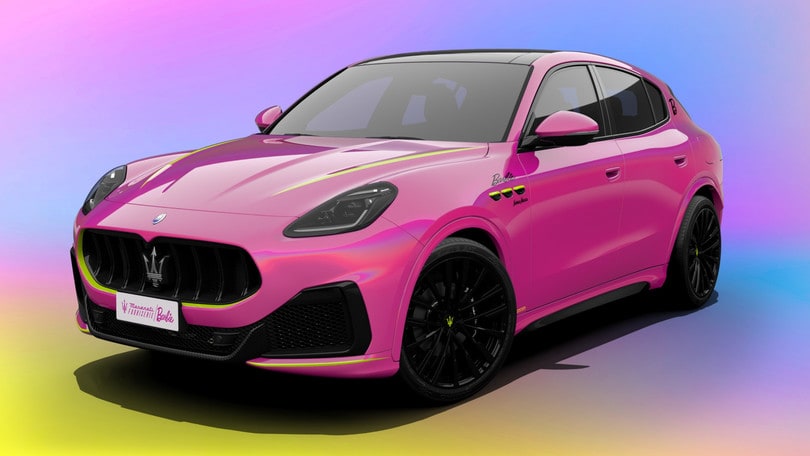 Maserati Grecale Trofeo, edizione speciale in rosa dedicata a Barbie