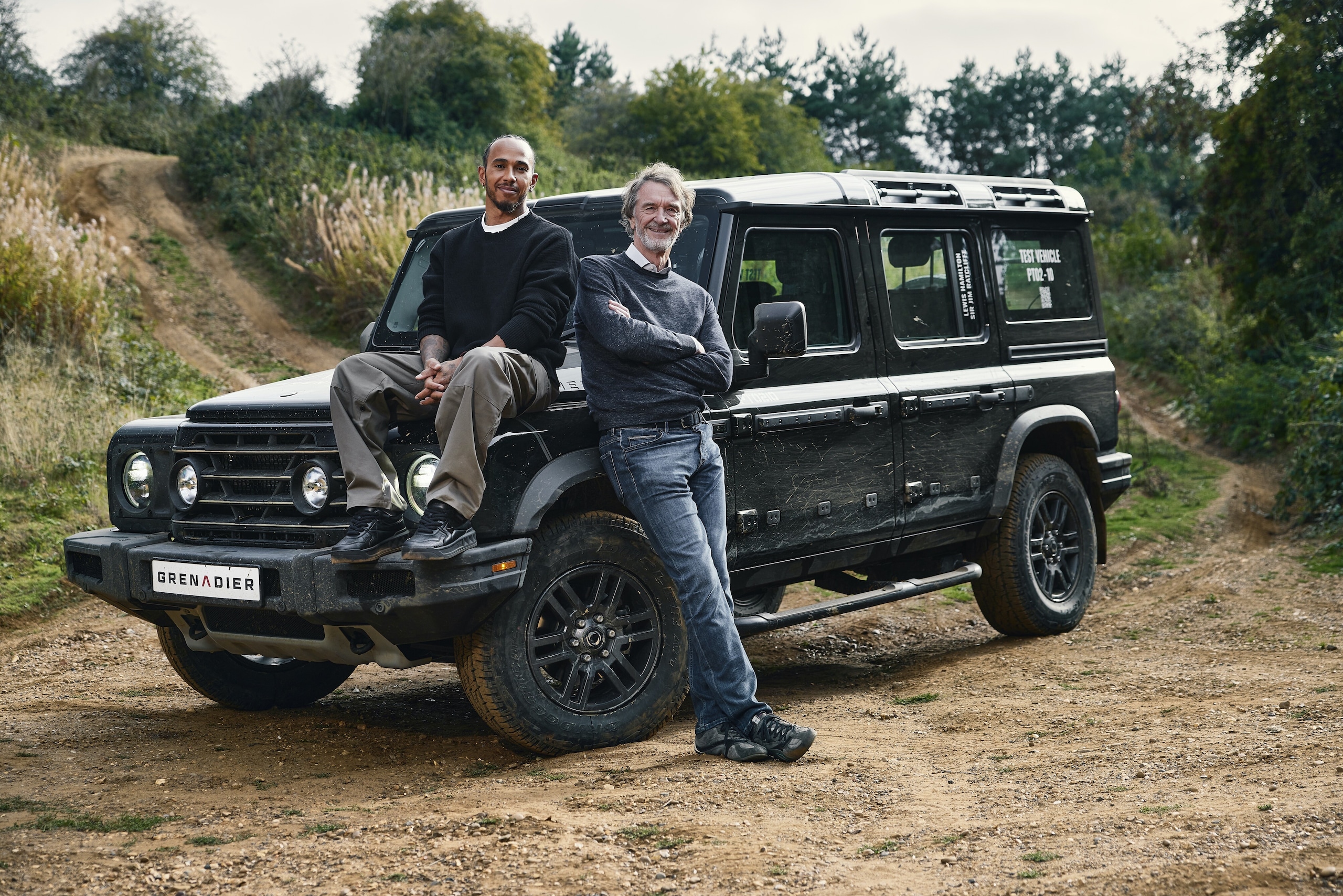 Ineos Grenadier, 4X4 a prova di... Lewis Hamilton