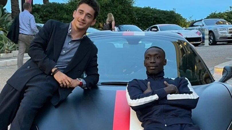 Khaby Lame e Charles Leclerc in una divertentissima gag