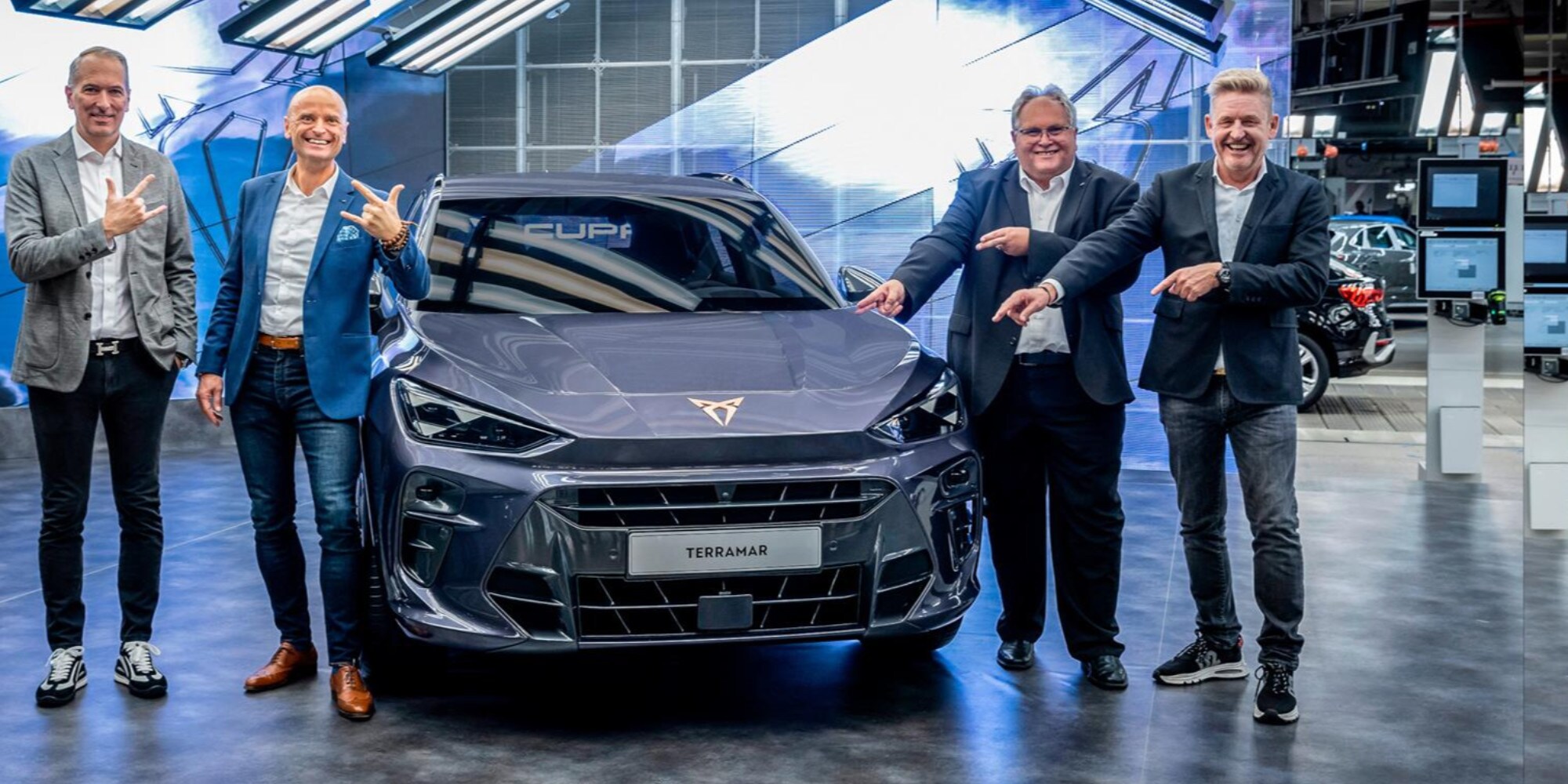 Cupra mostra in anteprima il Suv Terramar ai dipendenti