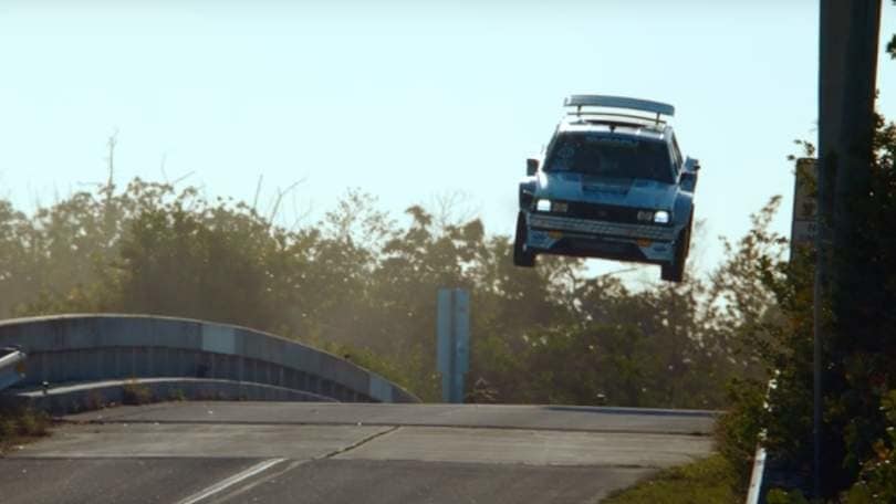 Travis Pastrana, la folle Gymkhana con la Subaru Wagon