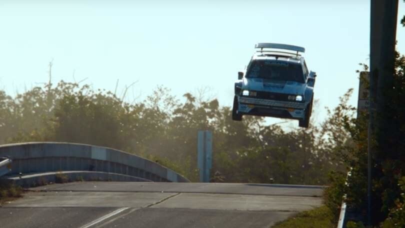 Travis Pastrana, la folle Gymkhana con la Subaru Wagon