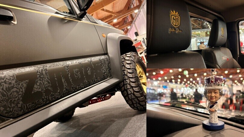 Suzuki Jimny Golden Queen, da fuoristrada a pick-up dorato