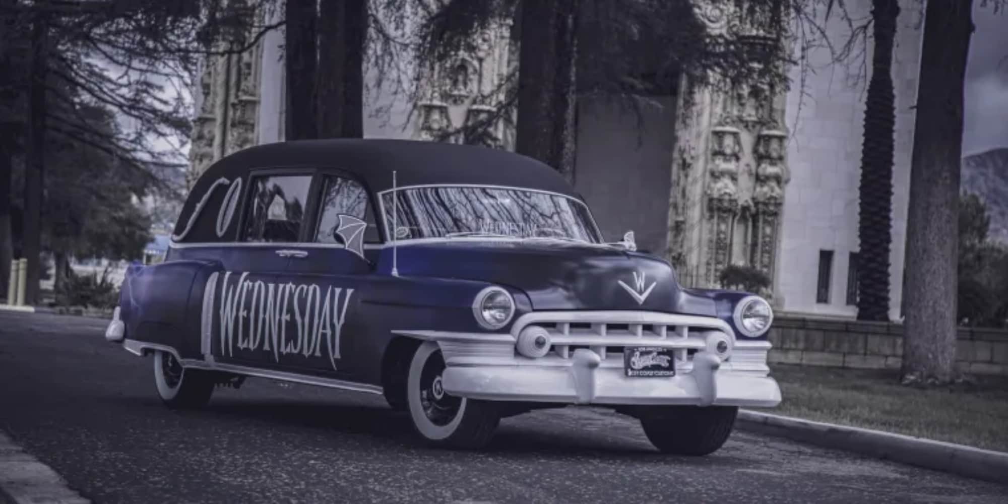 Cadillac, il carro funebre dedicato a Mercoledì Addams