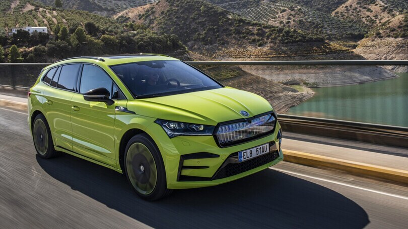 Škoda Enyaq RS iV, alimenta la quota sportiva di famiglia