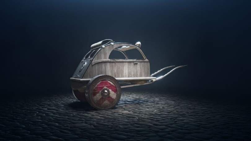 Citroën, una 2CV di legno per Asterix e Obelix