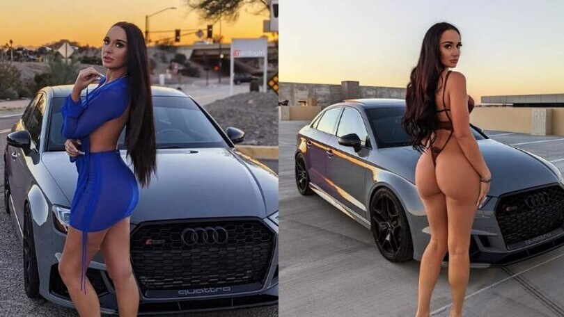 Christina, la supermodella che fa coppia con la RS3