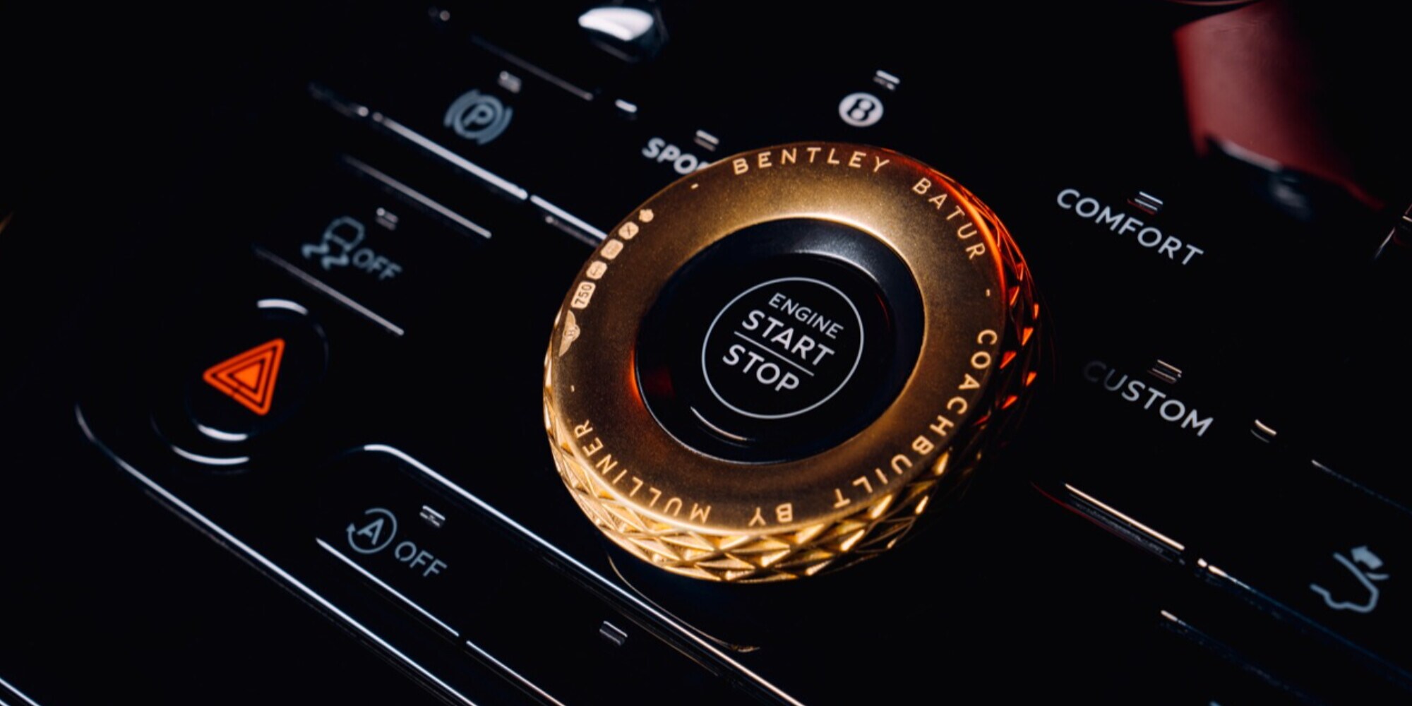 Oro stampato in 3D, lusso sfrenato per Bentley Batur