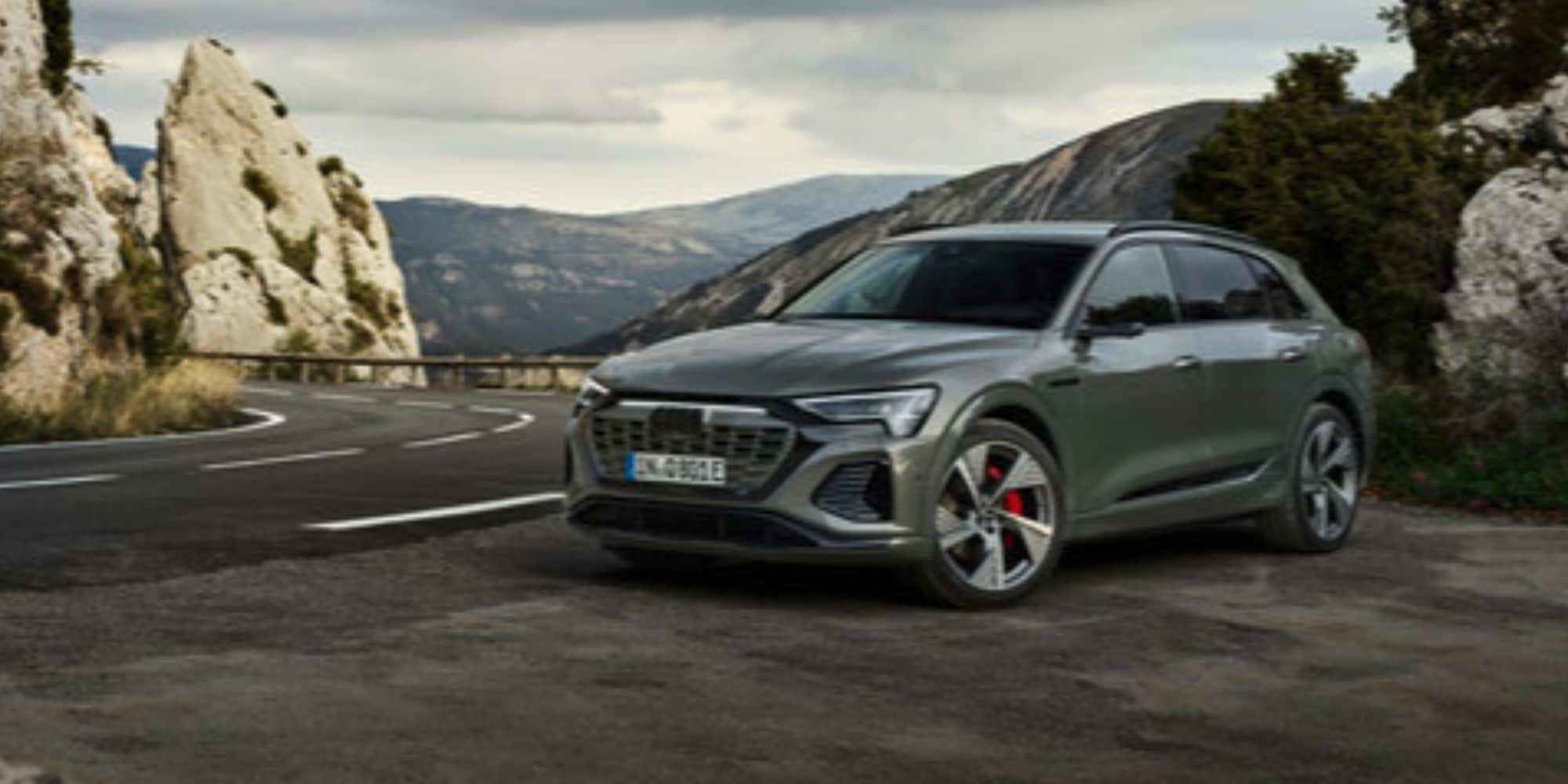 Audi Q8 e-tron, la prova su strada