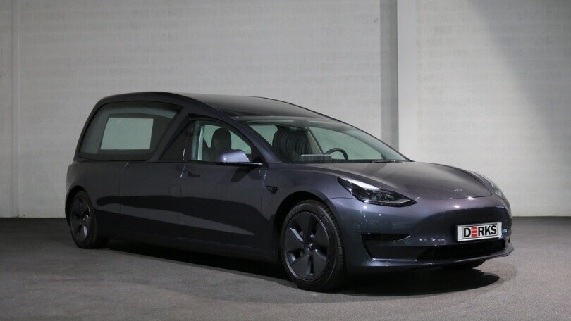 Tesla Hearse 3, il carro funebre elettrico