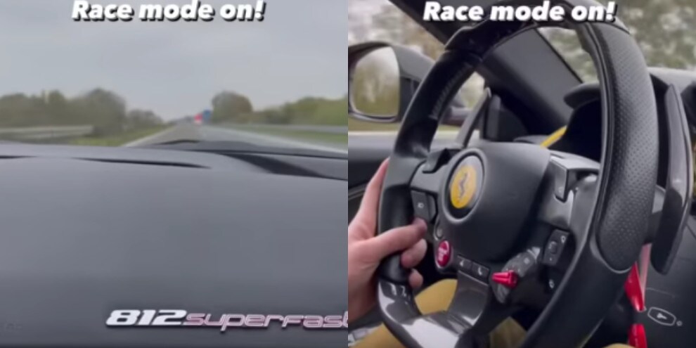 La Ferrari 812 Superfast arriva a 351 km/h