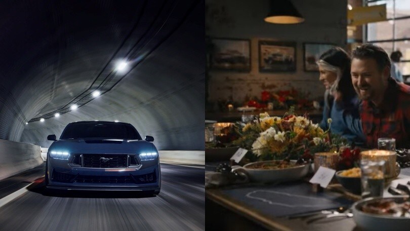 Ford Mustang 2023, il video di Natale racconta la nuova fastback