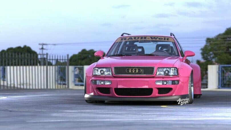 Audi RS2 tutta rosa by  Abimelec Design