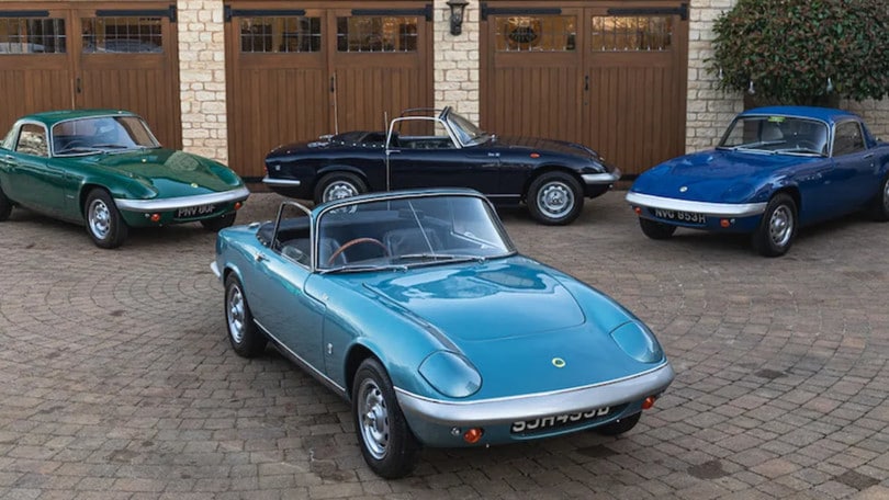 Lotus Elan, le "Magnifiche Sette" all'asta per 800.000 euro