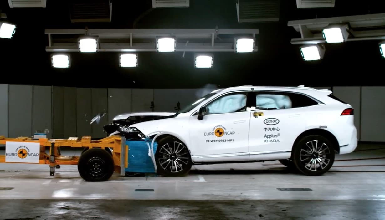 Wey Coffee 01, il crash test Euro Ncap