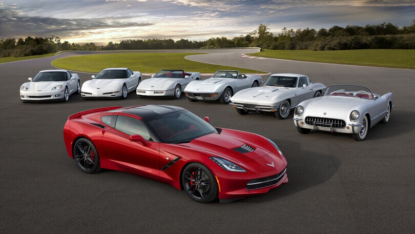 Chevrolet Corvette, 70 anni di storia: dalla C1 all'ibrida E-Ray