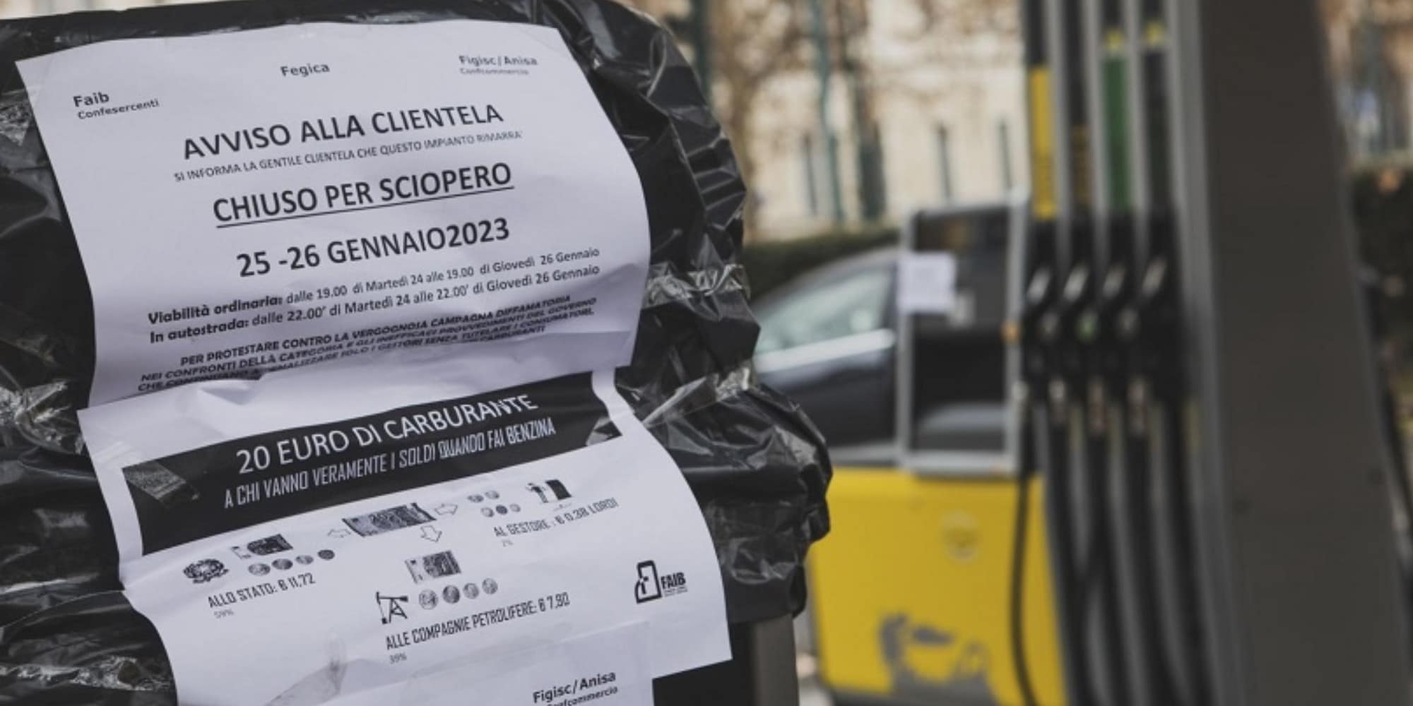 Sciopero benzinai, ha aderito l'89%: ma i prezzi continuano a salire