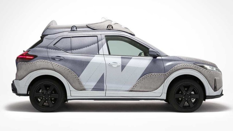 Nissan Kicks 327 Edition, da auto a scarpa